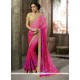 Renowned Embroidered Work Shaded Saree