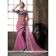 Dilettante Pink Classic Designer Saree