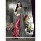 Tempting Brasso Zari Work Designer Half N Half Saree