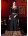 Specialised Black Floor Length Anarkali Suit