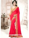 Tempting Faux Chiffon Classic Saree