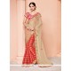 Cherubic Banarasi Silk Designer Half N Half Saree