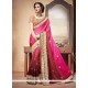 Affectionate Embroidered Work Shaded Saree