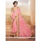 Blooming Hand Work Work Faux Georgette Classic Designer Saree