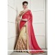 Innovative Viscose Hand Work Work Designer Half N Half Saree