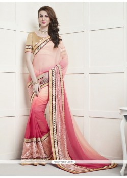 Modernistic Viscose Hand Work Work Shaded Saree