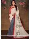 Integral Print Work Faux Georgette Printed Saree