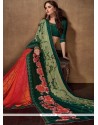 Astounding Faux Georgette Printed Saree