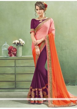 Fab Designer Half N Half Saree For Festival