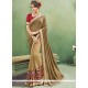 Capricious Embroidered Work Designer Half N Half Saree