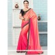 Royal Faux Chiffon Lace Work Shaded Saree