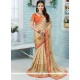 Mystic Faux Chiffon Beige Classic Saree