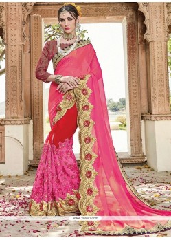 Aesthetic Shaded Saree For Wedding