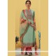 Majesty Cotton Multi Colour Designer Straight Suit