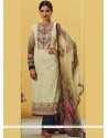 Superb Cotton Multi Colour Designer Straight Suit