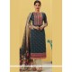 Exciting Embroidered Work Multi Colour Designer Straight Suit