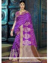 Intriguing Art Silk Weaving Work Traditional Saree