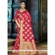 Brilliant Art Silk Weaving Work Designer Traditional Saree