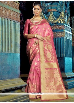 Excellent Art Silk Weaving Work Traditional Designer Saree