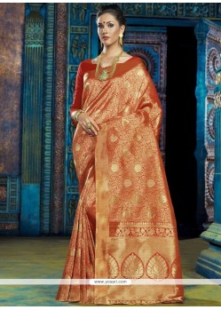 Snazzy Art Silk Weaving Work Traditional Designer Saree