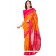 Stylish Polly Cotton Print Work Casual Saree