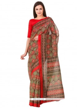 Intricate Polly Cotton Casual Saree