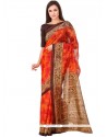 Customary Print Work Polly Cotton Casual Saree