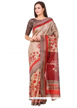 Exotic Polly Cotton Casual Saree