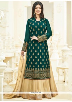 Ayesha Takia Banglori Silk Embroidered Work Long Choli Lehenga