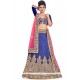 Pleasance Navy Blue A Line Lehenga Choli