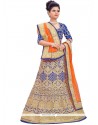 Sonorous Art Silk Lace Work A Line Lehenga Choli