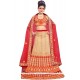 Demure Art Silk Zari Work A Line Lehenga Choli