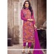 Mesmerizing Print Work Multi Colour Designer Straight Suit