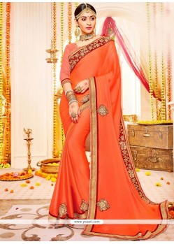 Fetching Embroidered Work Saree