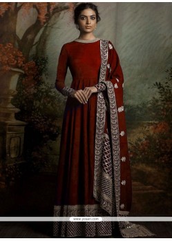 Whimsical Banglori Silk Floor Length Anarkali Suit