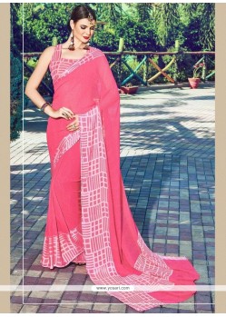 Resplendent Printed Saree For Party
