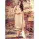 Modish Cotton Embroidered Work Pant Style Suit
