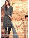 Desirable Embroidered Work Cotton Pant Style Suit