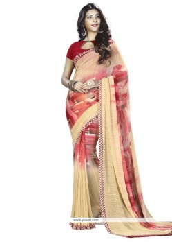 Prime Faux Georgette Printed Saree