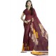 Glamorous Faux Georgette Print Work Printed Saree