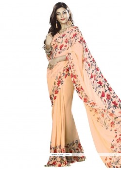 Distinctive Multi Colour Print Work Printed Saree