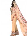 Distinctive Multi Colour Print Work Printed Saree