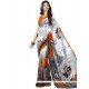 Dainty Faux Georgette Print Work Printed Saree