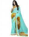 Absorbing Print Work Printed Saree