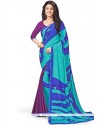 Bedazzling Multi Colour Printed Saree