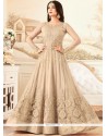 Intriguing Net Floor Length Anarkali Suit