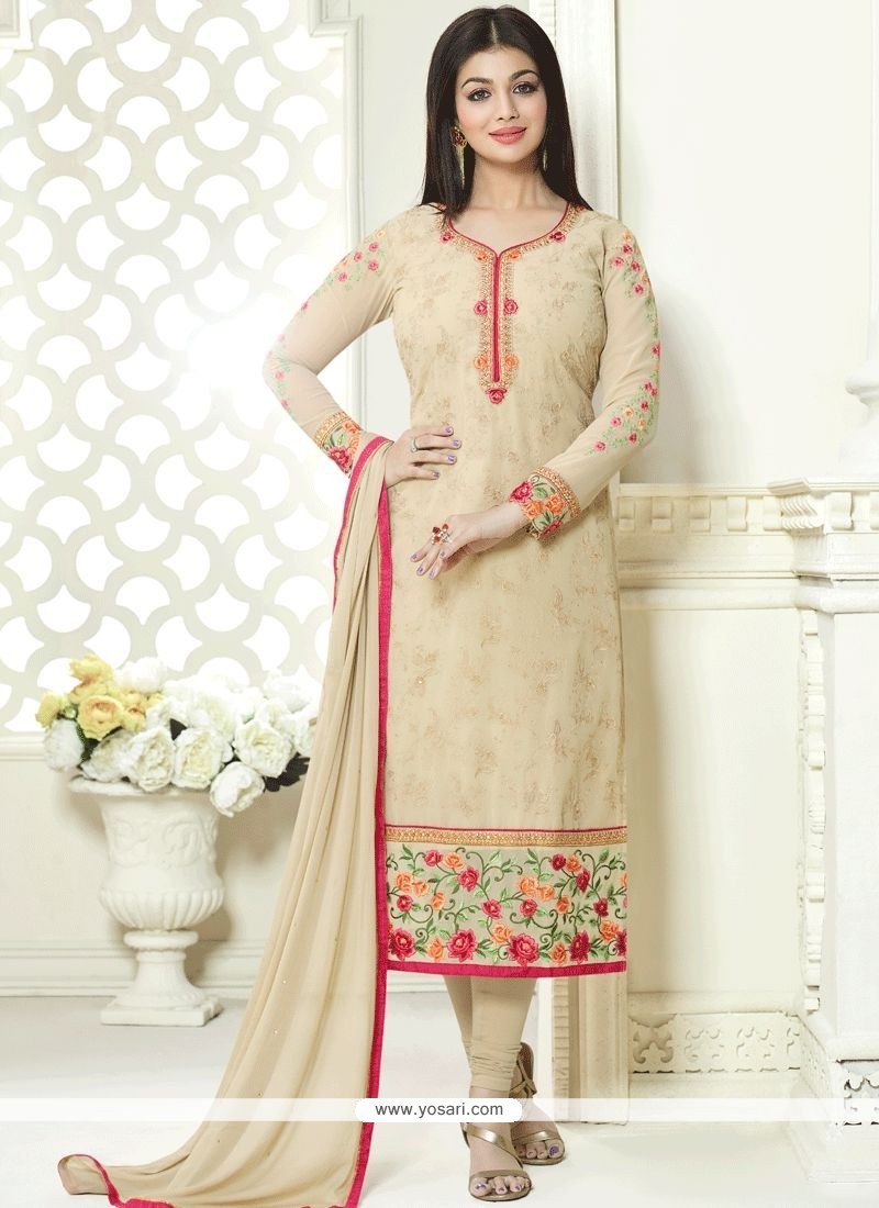 Buy Ayesha Takia Resham Work Churidar Designer Suit | Churidar Salwar Suits