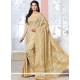 Irresistible Weaving Work Beige Art Silk Designer Traditional Saree