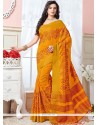 Chic Art Silk Mustard Weaving Work Traditional Designer Saree