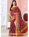 Gilded Art Silk Traditional Designer Saree